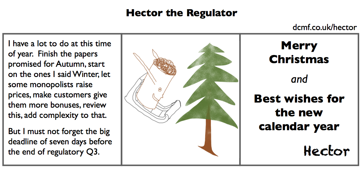 Merry Christmas from Hector the Regulator